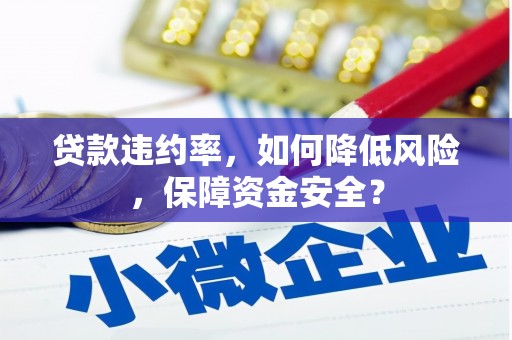 淡水贷款违约率，如何降低风险，保障资金安全？