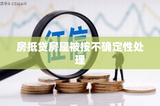 芜湖房抵贷房屋被按不确定性处理