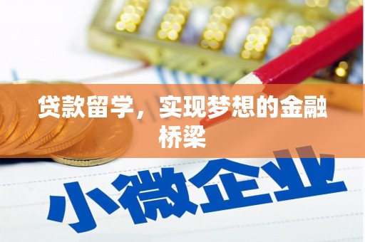 望谟贷款留学，实现梦想的金融桥梁