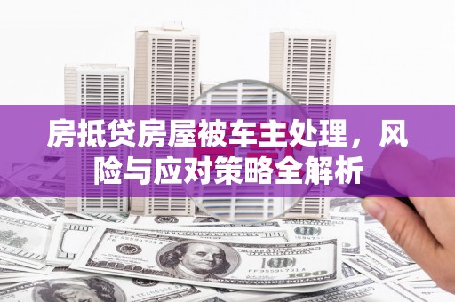 法库房抵贷房屋被车主处理，风险与应对策略全解析