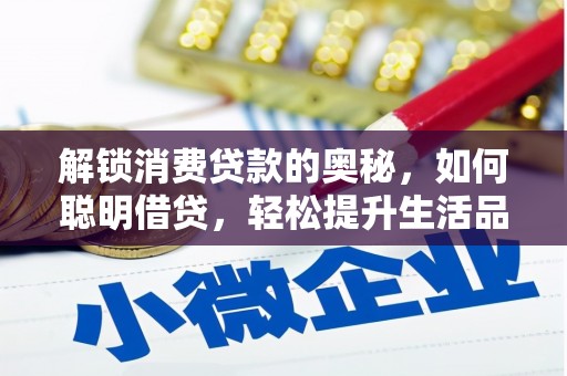 逊克解锁消费贷款的奥秘，如何聪明借贷，轻松提升生活品质