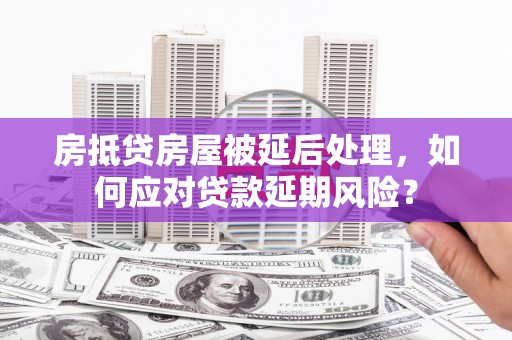 西平房抵贷房屋被延后处理，如何应对贷款延期风险？
