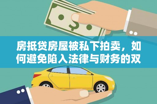 连平房抵贷房屋被私下拍卖，如何避免陷入法律与财务的双重困境？