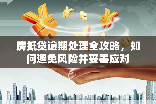 枝江房抵贷逾期处理全攻略，如何避免风险并妥善应对