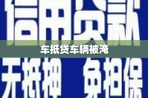 彭泽车抵贷车辆被淹