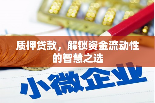 沙河口质押贷款，解锁资金流动性的智慧之选