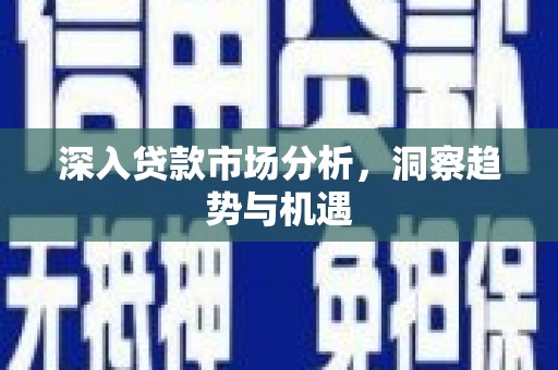 元长深入贷款市场分析，洞察趋势与机遇