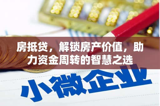 丰泽房抵贷，解锁房产价值，助力资金周转的智慧之选