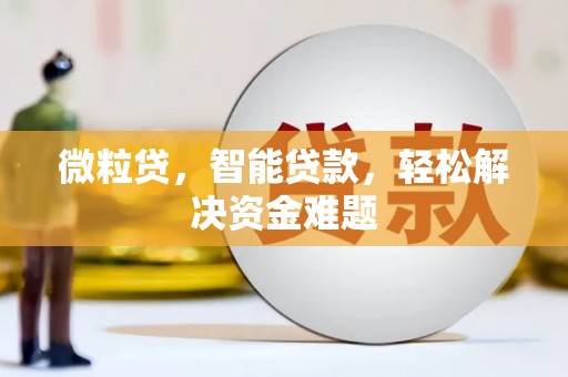 山东微粒贷，智能贷款，轻松解决资金难题