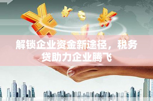 阿克苏解锁企业资金新途径，税务贷助力企业腾飞