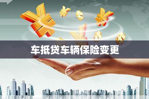 鲤城车抵贷车辆保险变更