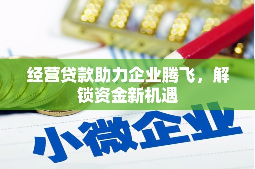 张家川经营贷款助力企业腾飞，解锁资金新机遇