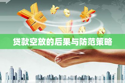海北贷款空放的后果与防范策略