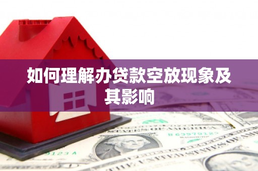 增城如何理解办贷款空放现象及其影响