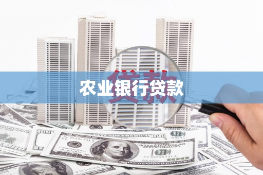 乡城农业银行贷款
