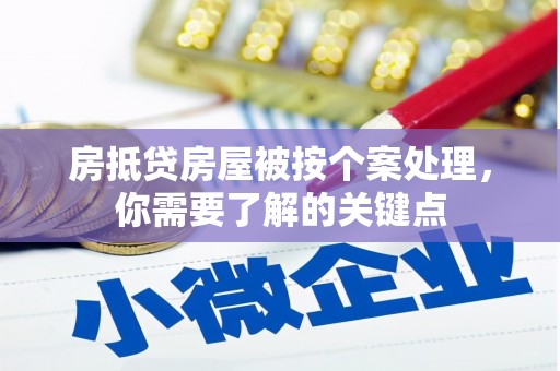 西塞山房抵贷房屋被按个案处理，你需要了解的关键点